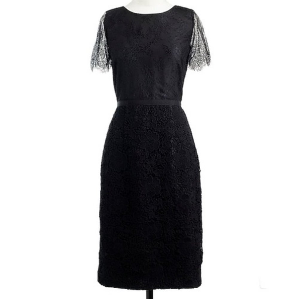 J Crew Collection lace shift dress